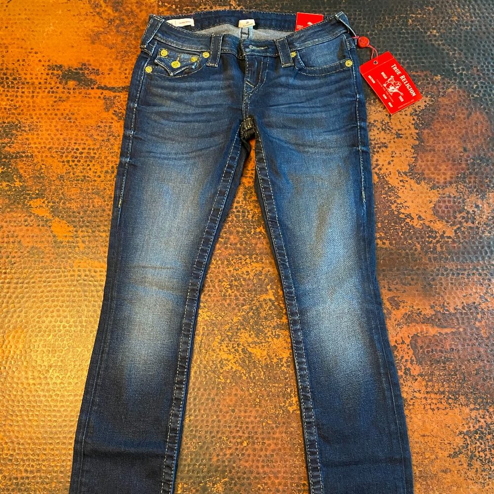 True Religion Stella Low Rise Skinny 26 Jeans